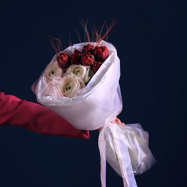 Купить Букет «Без лишних слов» в  с бесплатной доставкой: цена, фото, описание